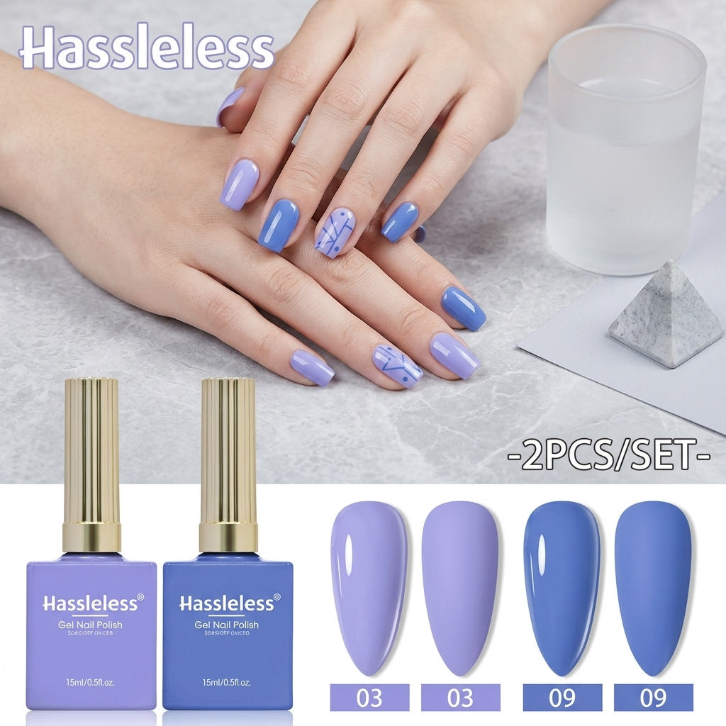 Gel Refill Pack - Hassleless 2-pack gel nail polish set.