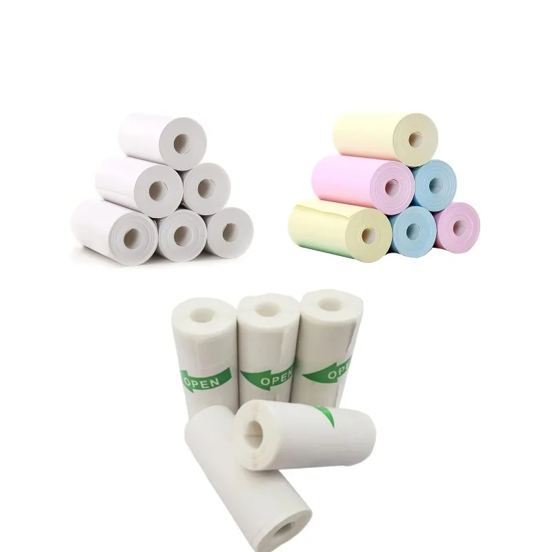 Ink Blotter Paper - 57x25mm Mini Printer Paper Thermal Label