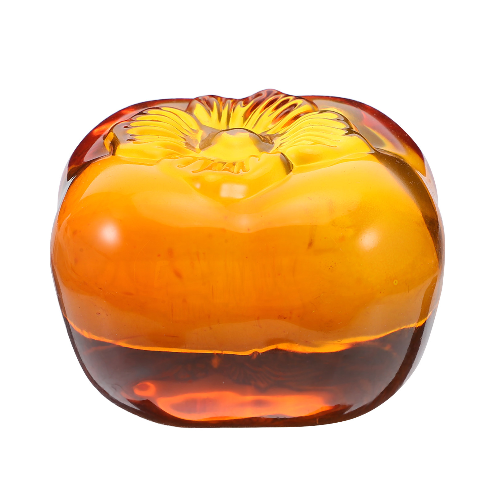 Heavy-Duty Glass Persimmon Pap - огляд і ціна Paper Weight Crystal