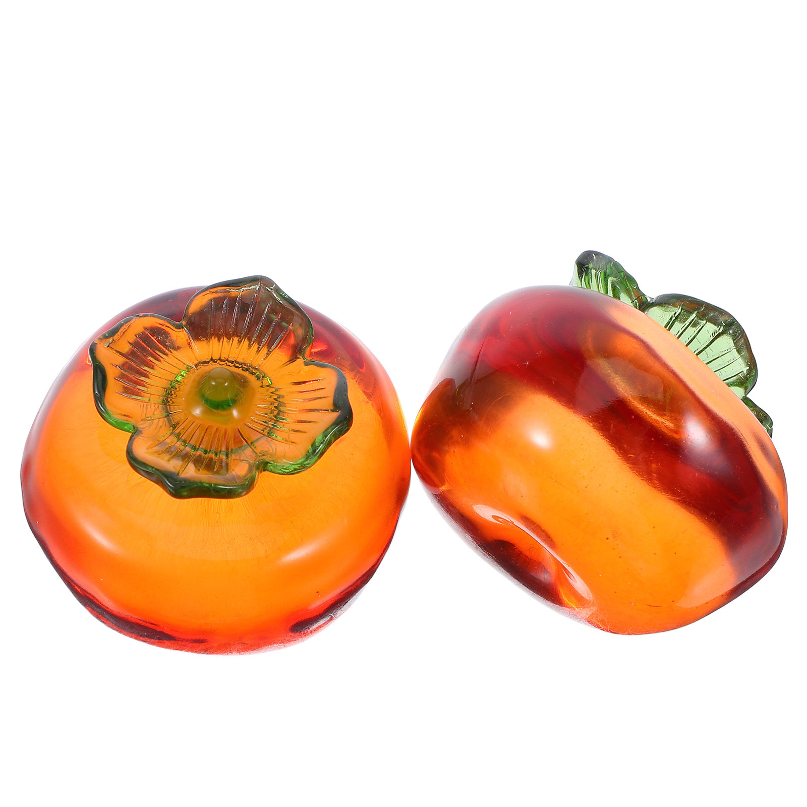 2Pcs Sophisticated Persimmon S - огляд і ціна Paper Weight Crystal
