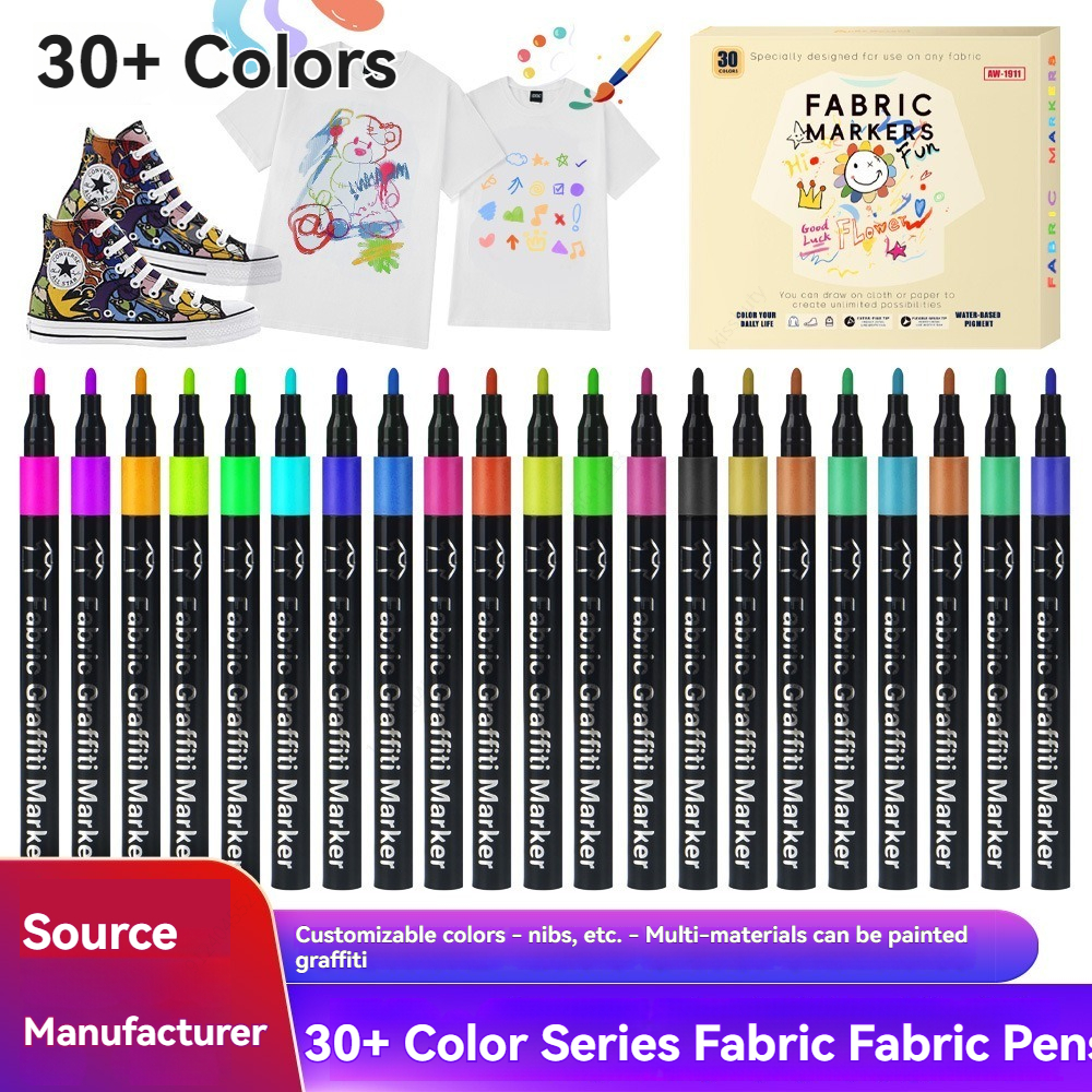 6/30 Colors Fabric Markers Pen - огляд і ціна Correction Pen Fine