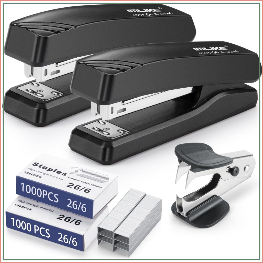 Desktop Office Stapler with 20 - огляд і ціна Stapler Half Strip