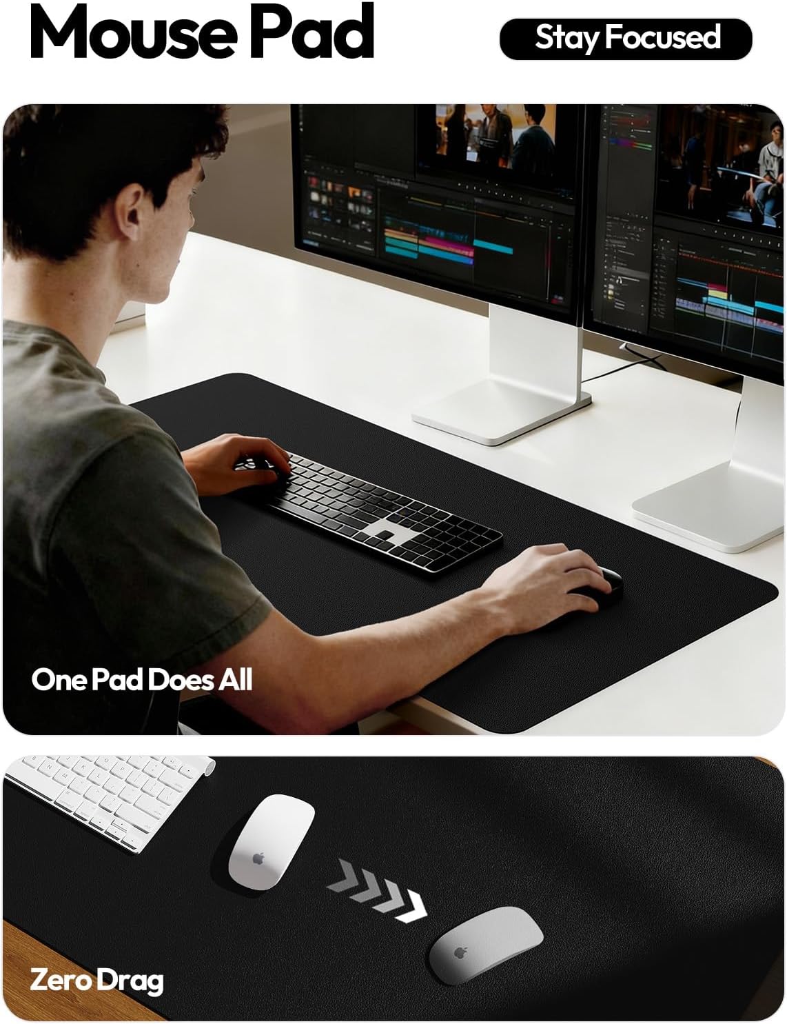 Leather Office Desk Pad Protec - огляд і ціна Leather Desk Pad