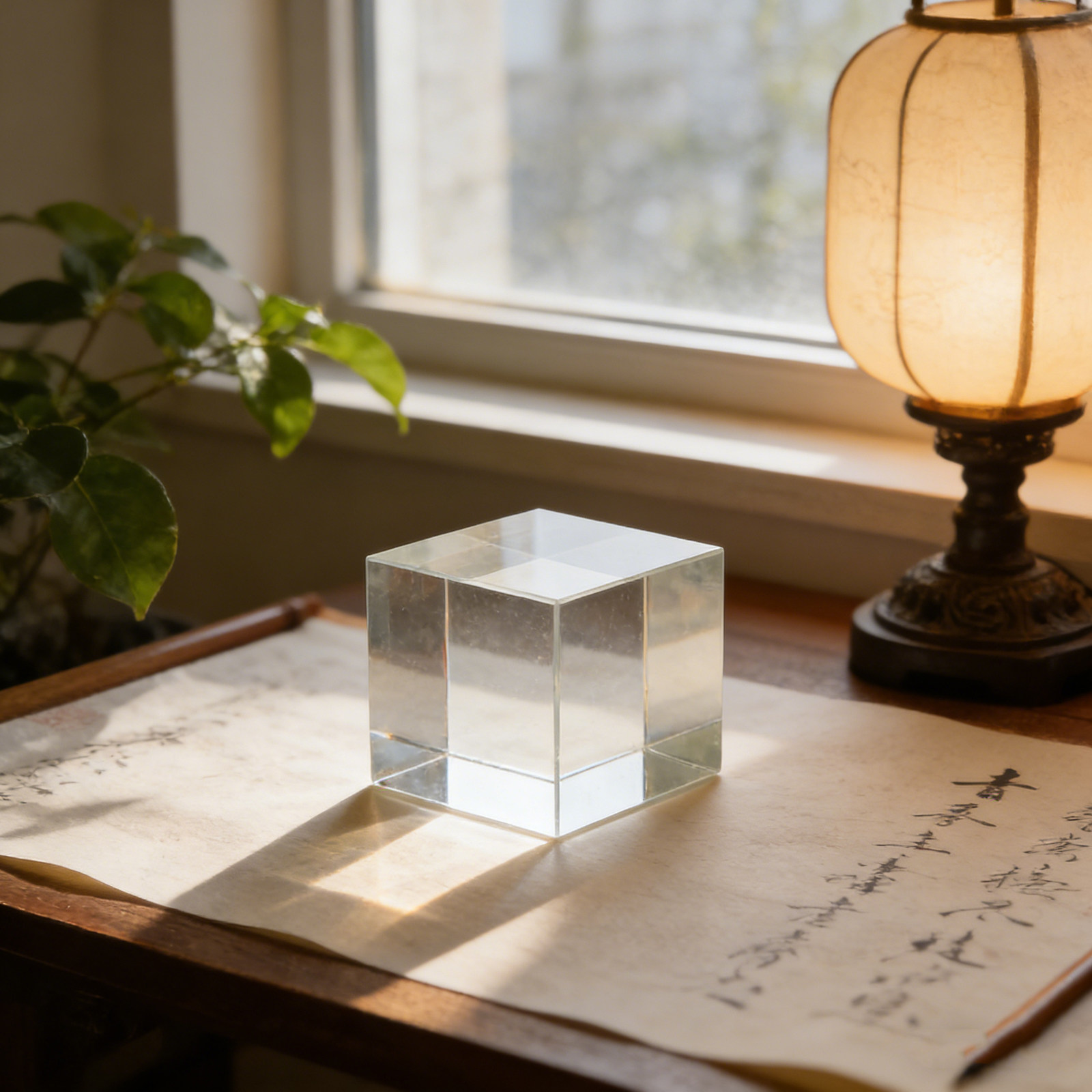 Square Clear Crystal Paperweig - огляд і ціна Book Weight Glass