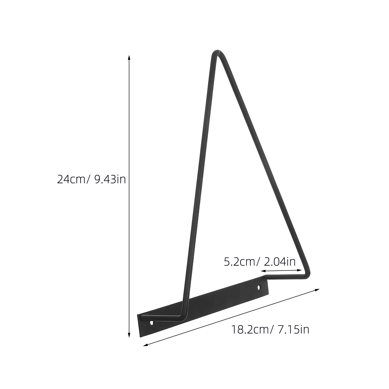 Black Metal Wall Mount Vinyl R - огляд і ціна Magazine Holder Rack
