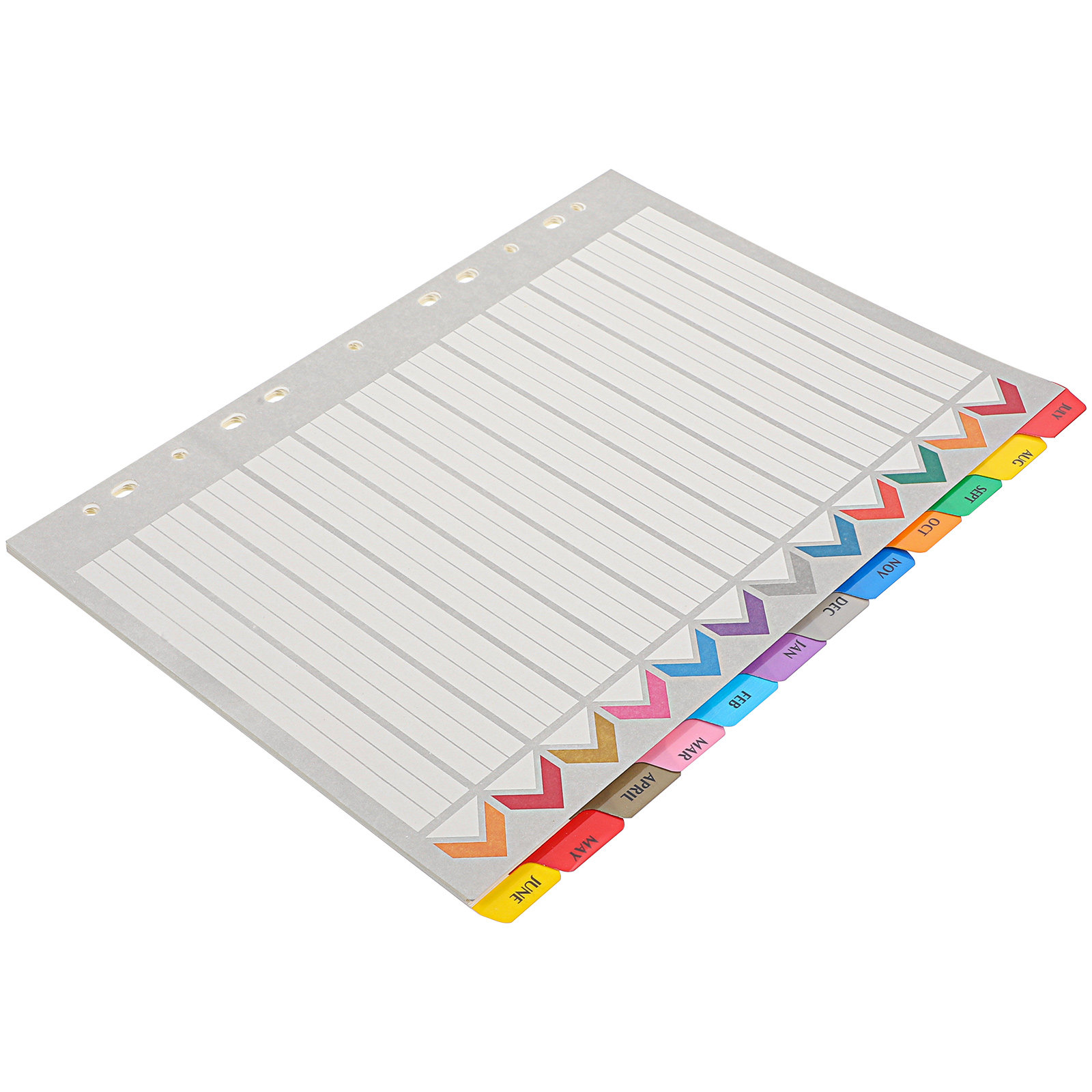 12 Sheets Thick Detachable Bin - огляд і ціна Tab Divider A4