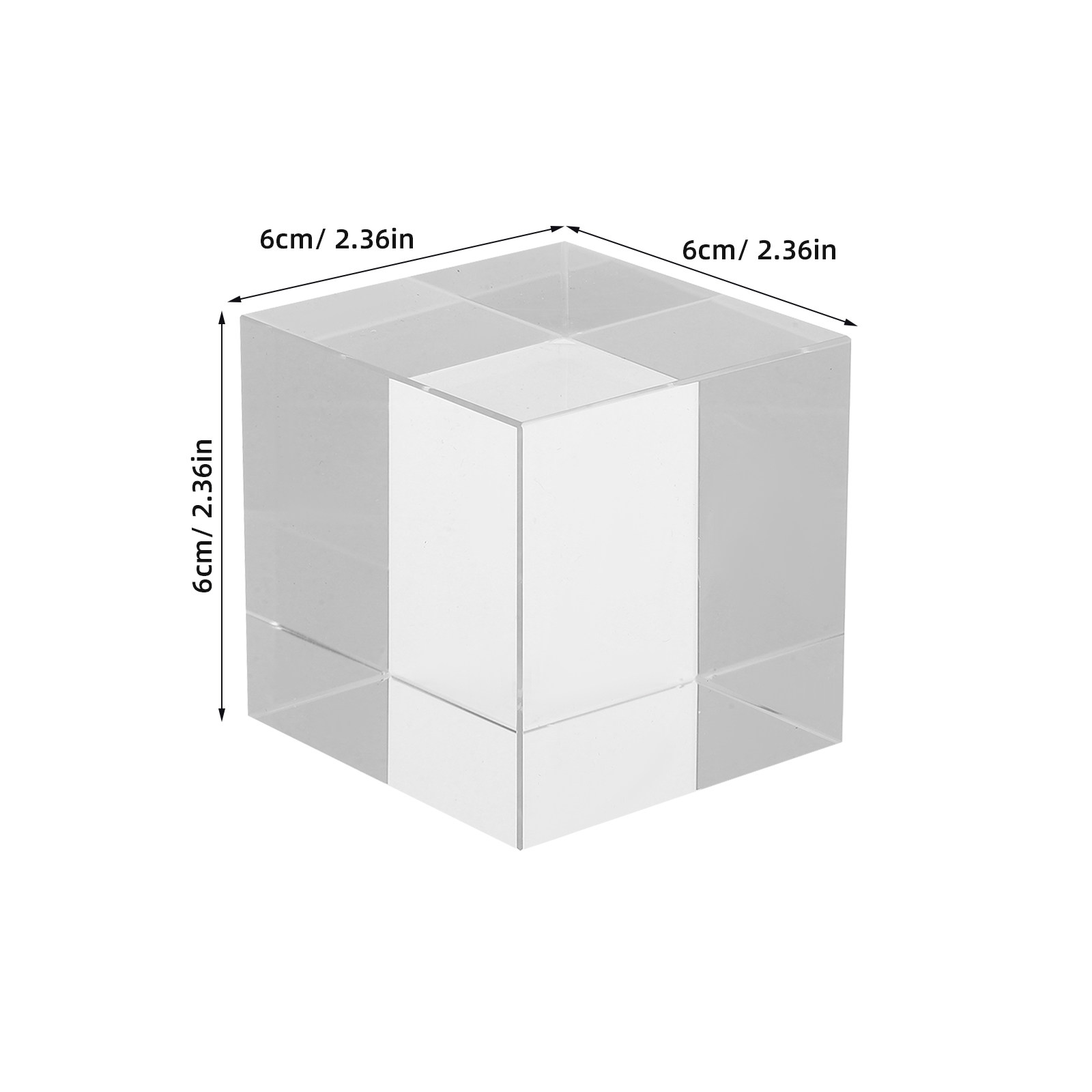 Clear Square Crystal Paperweig - огляд і ціна Book Weight Glass