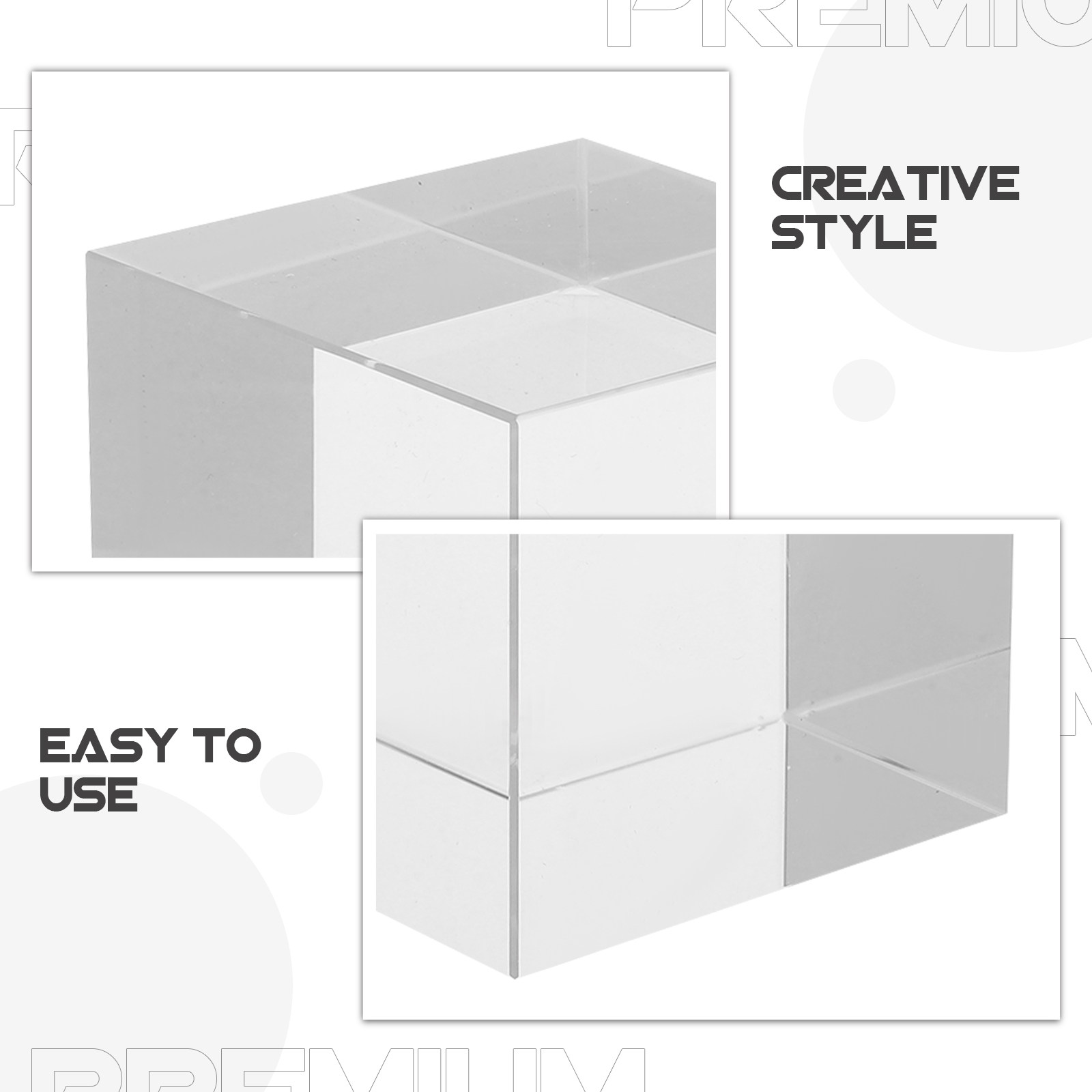 Clear Square Crystal Paperweig - огляд і ціна Book Weight Glass