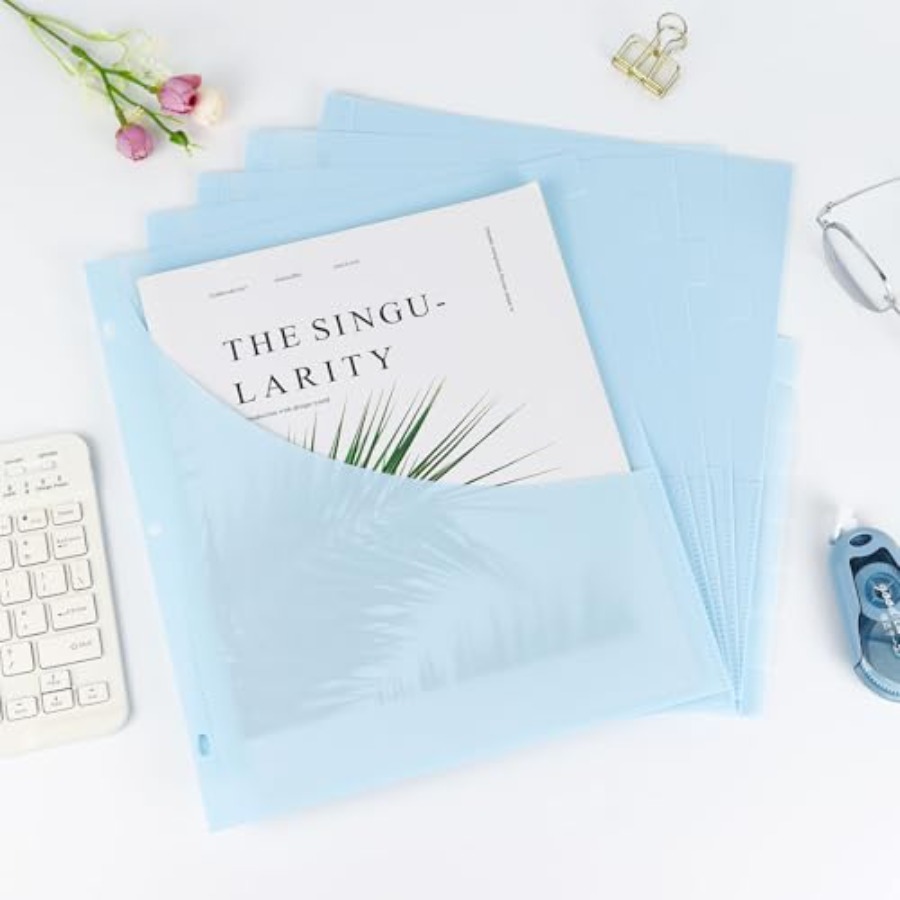 A4 Binder Dividers with Pocket - огляд і ціна Tab Divider A4