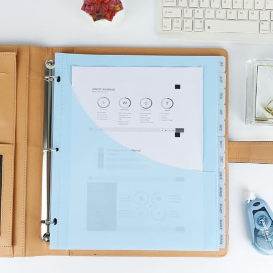 A4 Binder Dividers with Pocket - огляд і ціна Tab Divider A4