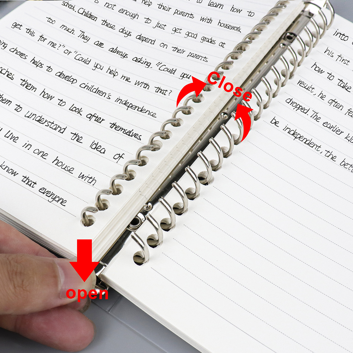 A4/B5/A5 Loose Leaf Refill Bin - огляд і ціна Binder A4 Lever