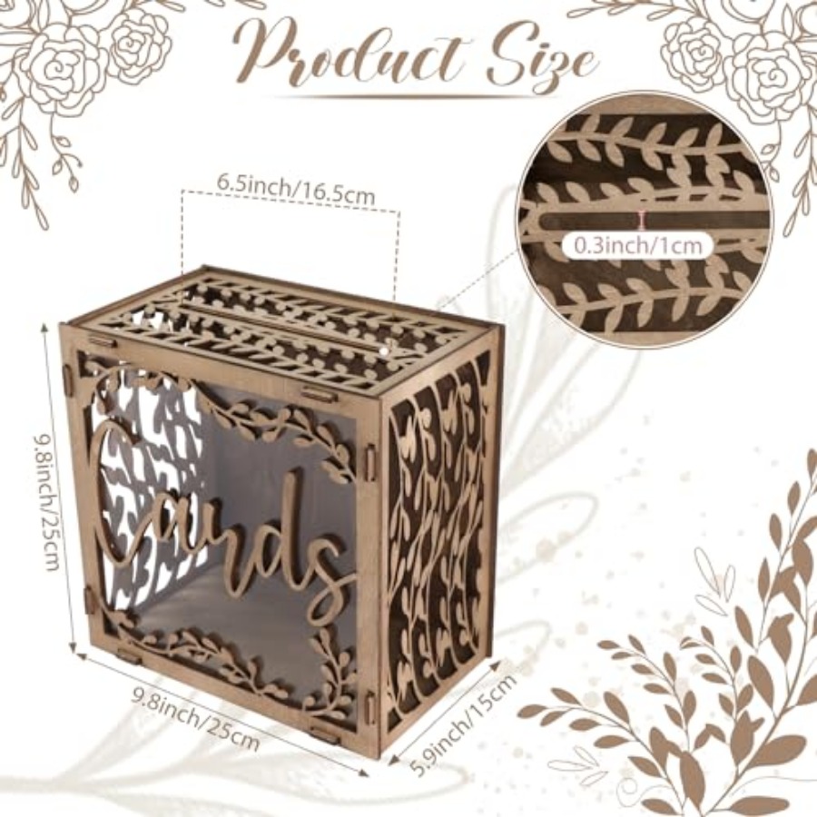Wedding Card Box wit ow, wn Wo - огляд і ціна Card Index Box