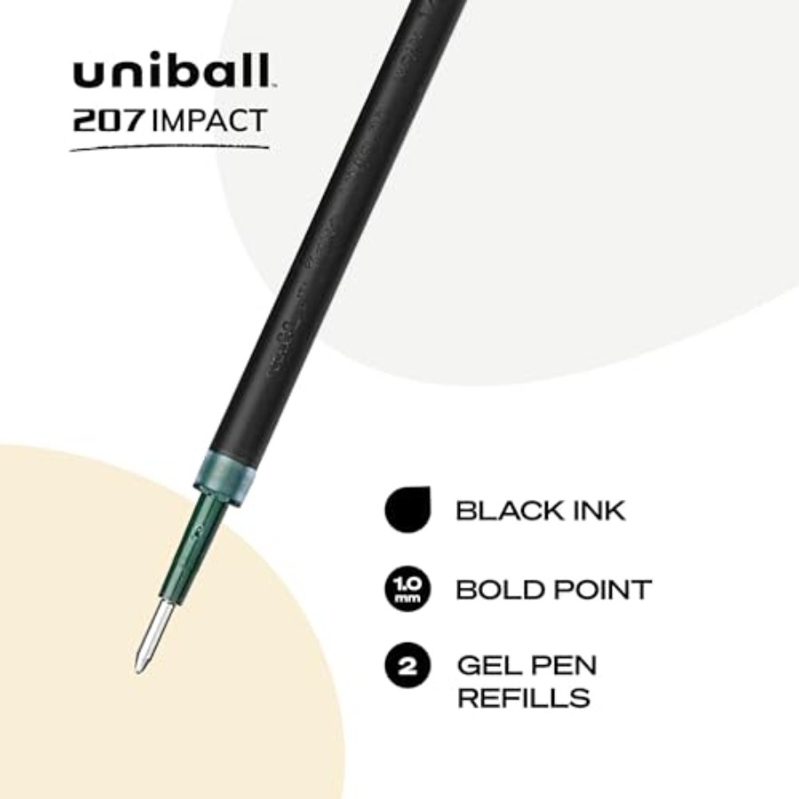 Uniball 207 Gel Pen Refills, B - огляд і ціна Gel Refill Pack