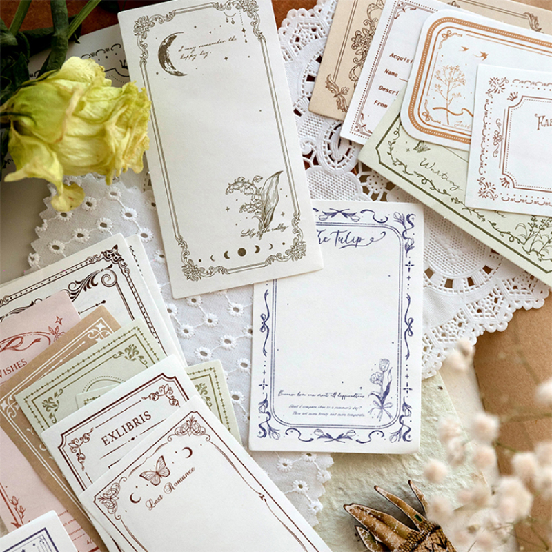100Pcs/Pack Vintage Notes Mate - огляд і ціна Ink Blotter Paper