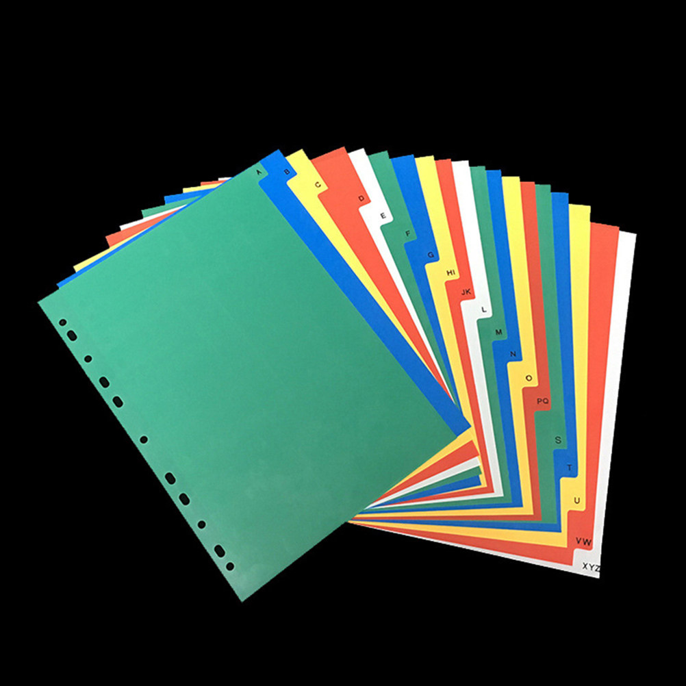 40Pcs Multi Color A4 Index Tab - огляд і ціна Tab Divider A4