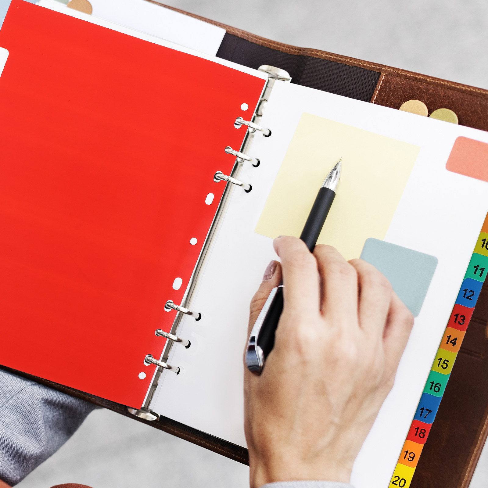 20 Pages A4 Colorful Plastic T - огляд і ціна Tab Divider A4