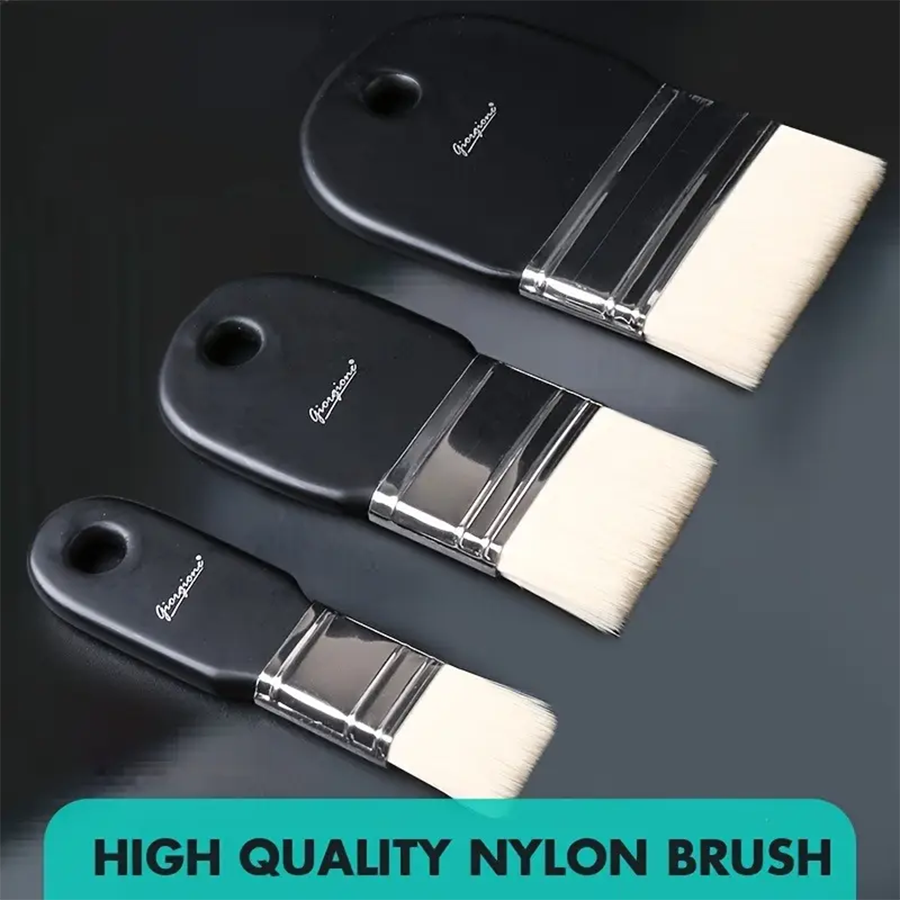 1pc Nylon Hair Brush Flat Head - огляд і ціна Ink Blotter Paper