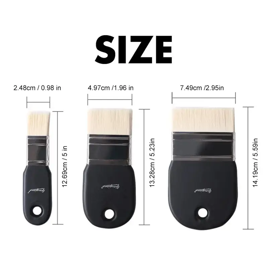 1pc Nylon Hair Brush Flat Head - огляд і ціна Ink Blotter Paper