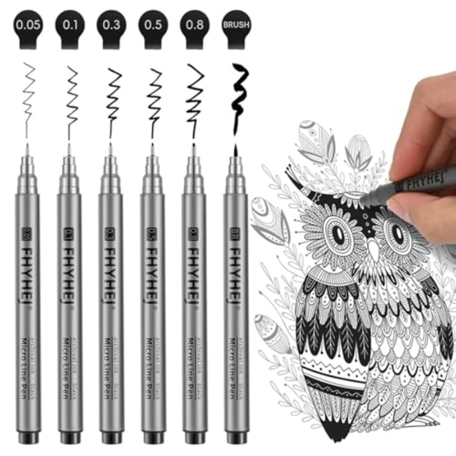 Micro Fineliner Drawing Art Pe - огляд і ціна Archive Box Set